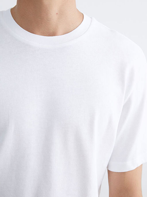 Bisiklet Yaka Penye Erkek Ti??rt