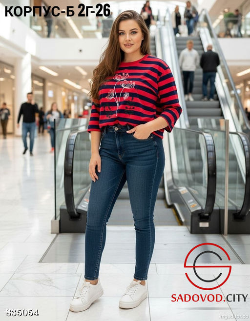 Кофта женская с рисунком - Bruno фото 5