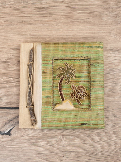 Фотоальбом «Остров с черепашкой», 10 листов, 19×19×2 см, бирюзовый