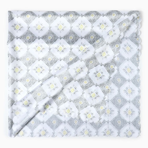 Скатерть «Доляна» Gray diamonds, 145×300 см