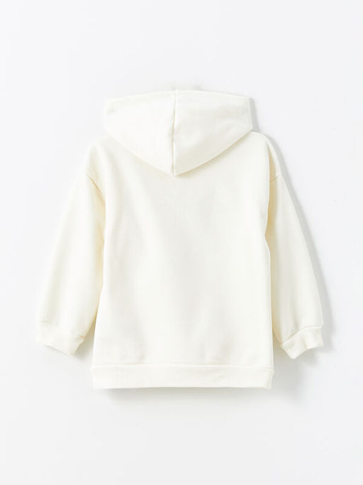 Kap??onlu Bask?l? Erkek Bebek Sweatshirt - Waikiki фото 3