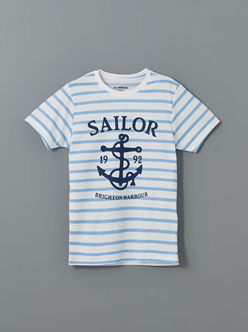 Bisiklet Yaka Erkek ?ocuk Pijama ?st