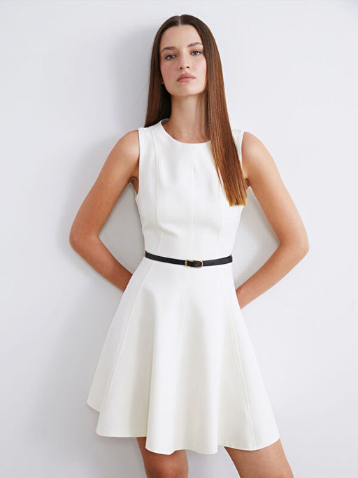 Bisiklet Yaka Belden Oturtmal? Elbise