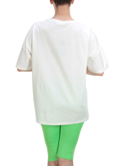 KD-862 WHITE/GREEN Костюм-двойка женский 7986 TREND