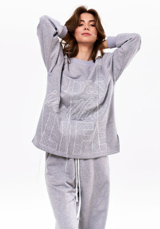 Костюм KaVari 8019.1 серый  фото 7