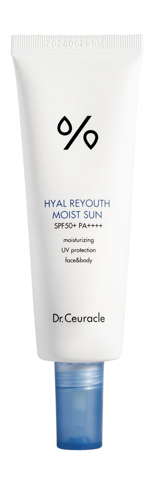 Dr.C Hyal Reyouth Moist Sun SPF50+, 50ml - Солнцезащитный крем с гиалуроновой кислотой