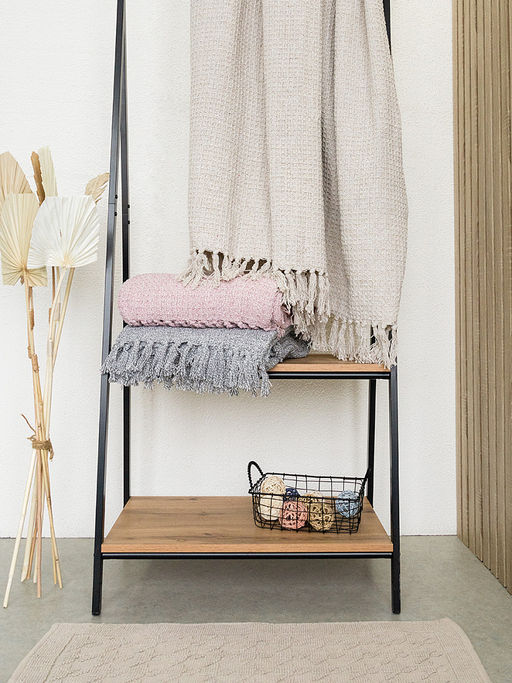 Покрывало вафельное 150x200 розовый Хлопок 100% - Denastia фото 6