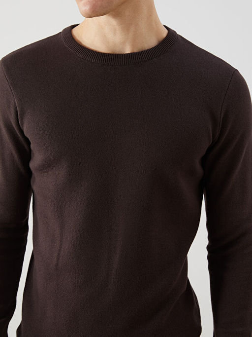 Bisiklet Yaka Erkek Triko Kazak