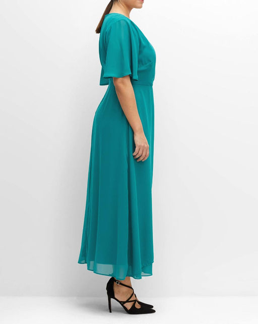 Платье, цвета изумруда - Sheego фото 5