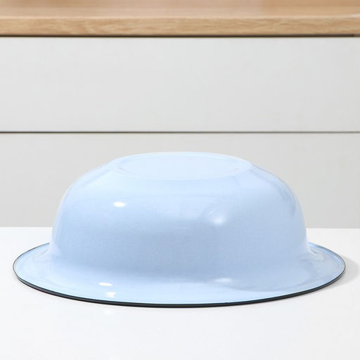 Таз для бани эмалированный, 7 л, 39×12 см, голубой