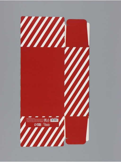 Цена за 5 шт. Коробка-конфета, подарочкая, самосборная «С Новым годом», 14×22×8 см