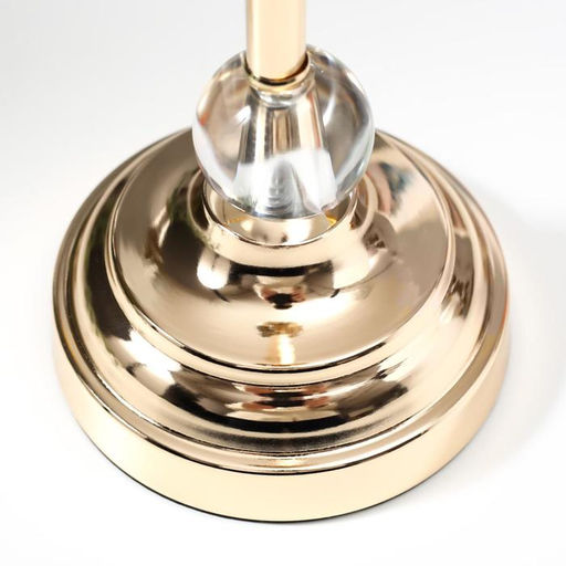 Подсвечник на 1 свечу «Прозрачность», под золото, 36×12×12 см