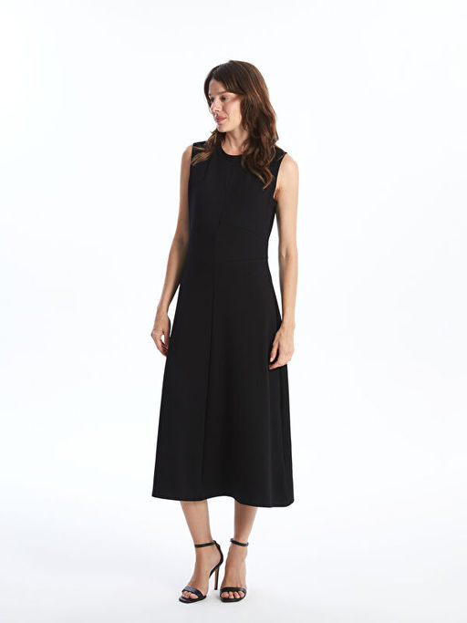 Bisiklet Yaka Elbise