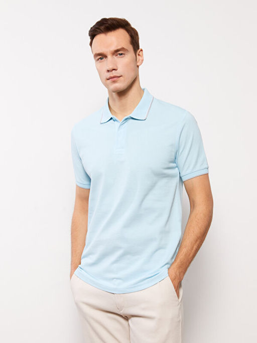 Polo Yaka K?sa Kollu Pike Erkek Ti??rt