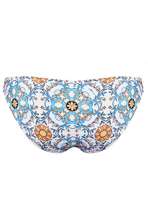 -72% ТРУСЫ КУПАЛЬНЫЕ ЖЕН. Milavitsa 480018/182 белый набивной  фото 3