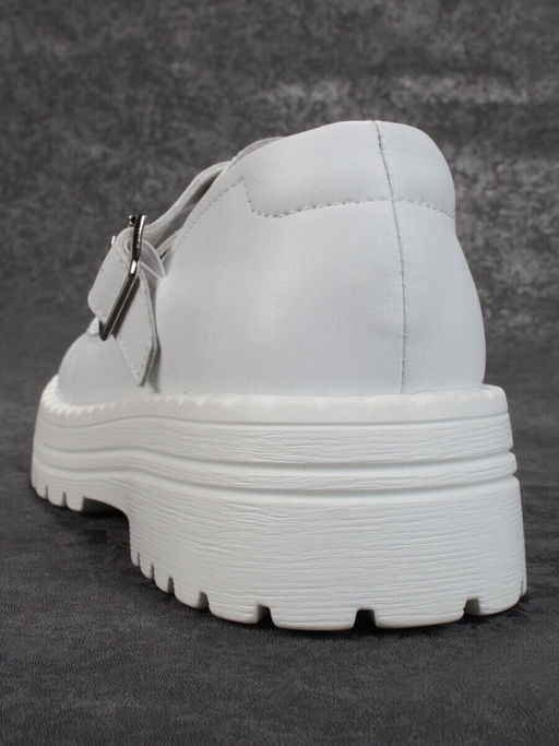 03-PDA165-1 WHITE Полуботинки женские (натуральная кожа)