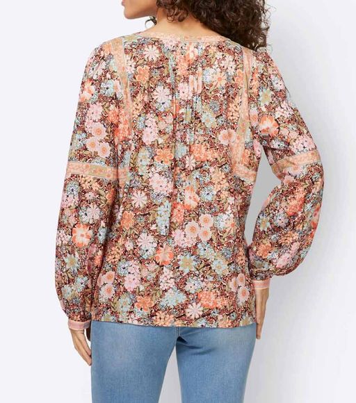 Блузка, мандариновая - Linea tesini фото 4