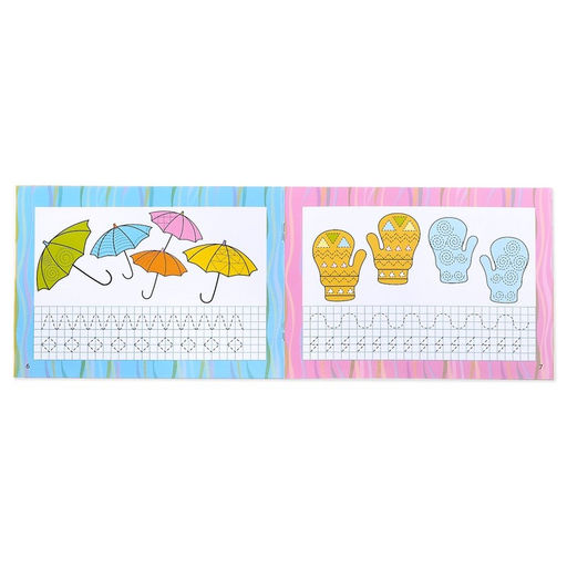 Многоразовая книжка с маркером Напиши и сотри. Узоры и штриховка, 12 стр. - Буква-ленд фото 2