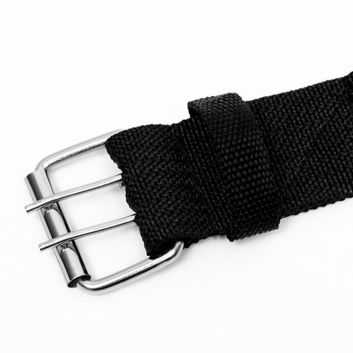 Ошейник четырехслойный, 64 х 4 см, ОШ 50-58 см, полиэстер, чёрный - Пижон фото 7