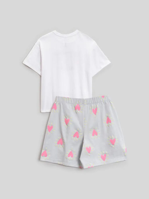 ACOOLA / Набор детский для девочек ((1)футболка и (2)шорты) Pitaya разноцветный  фото 3