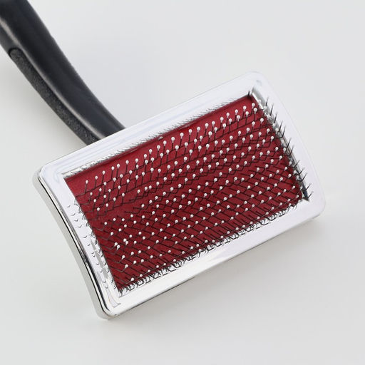 Щётка - пуходёрка для среднешерстных животных, с каплями, 85 х 46 мм, черная - Пижон фото 3