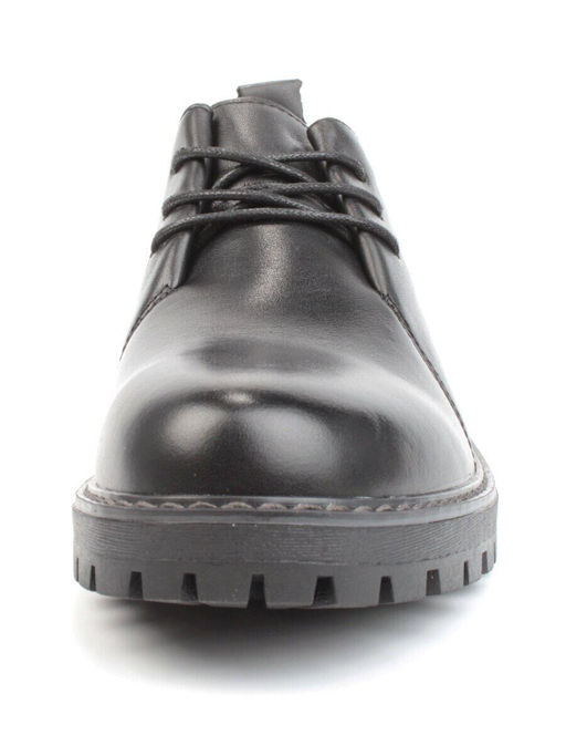 03-DYL76-D1 BLACK Полуботинки женские (натуральная кожа)