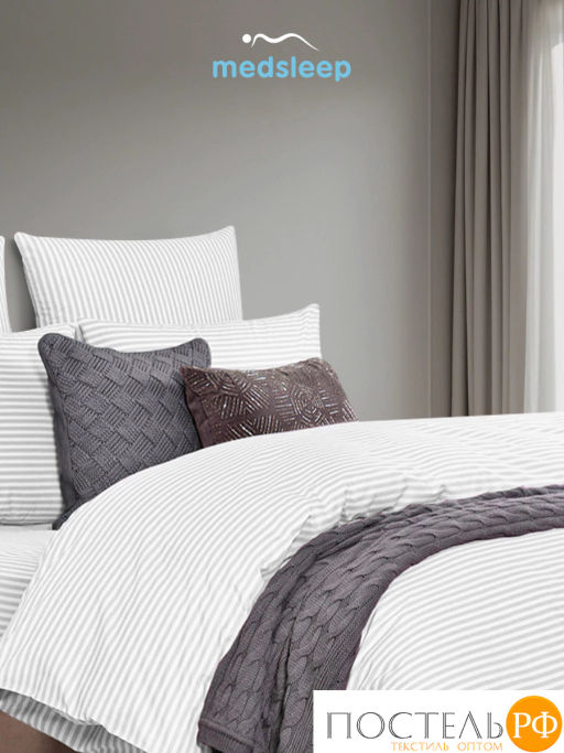 К-т наволочек MEDSLEEP ЛИНДАУ хлопок бел  фото 6