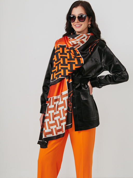 Большой, мягкий, тонкий и очень нежный двусторонний палантин - Tantino фото 7