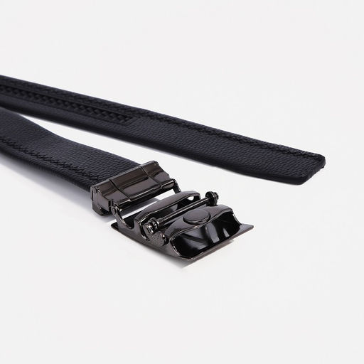 Ремень мужской, ширина 3,5 см, автомат, цвет чёрный - Simaland фото 3