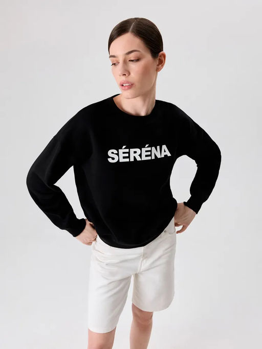 CONCEPT CLUB /  Джемпер жен. Inclo черный принт  фото 2