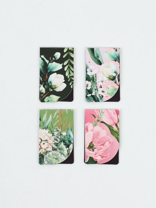 Подарочный набор, ежедневник А5, магнитные закладки, ручка Расцветай от счастья