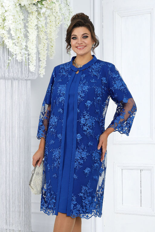 Платье Ninele 7431-Р темно-синий - Mira fashion фото 1410