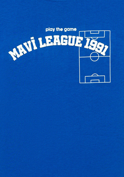 Game Day Bask?l? Mavi Tisort  фото 5