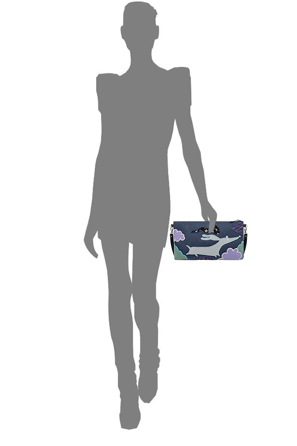 Сумка с аппликацией ДС-251-166 черный - Protege фото 3