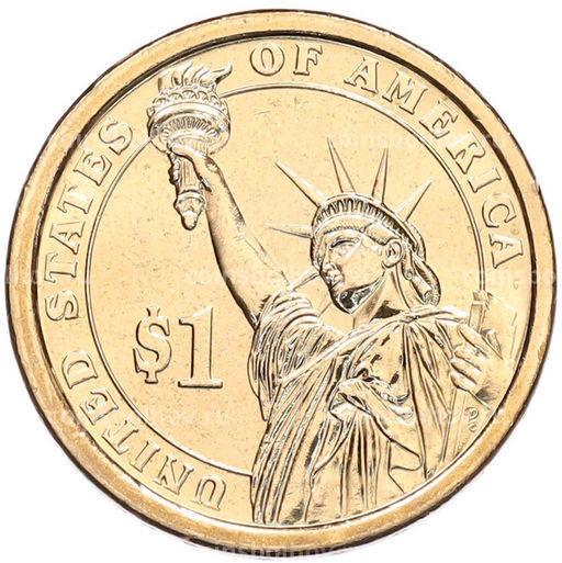 Монета 1 доллар 2012 года (Р) США 24-й президент США Гровер Кливленд