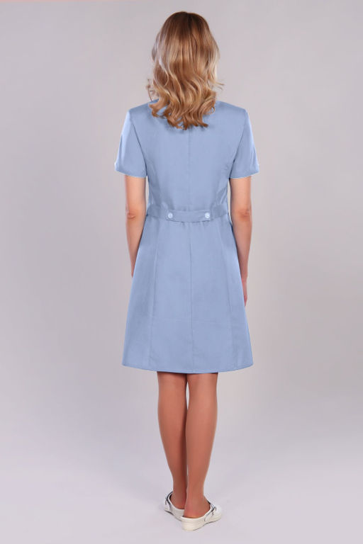 Халат женский 32 TC. Цвет: холодный голубой - Стильб фото 2