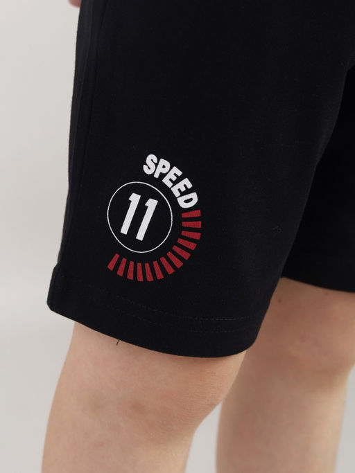 CRB wear / CWKB 90276-42 Комплект для мальчика (футболка, шорты),синий  фото 5