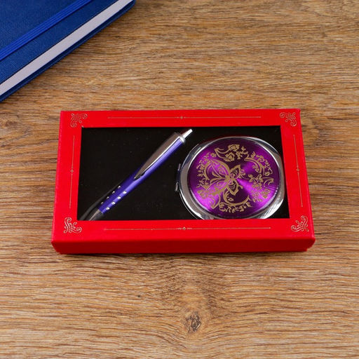 Набор подарочный 2в1 (ручка, зеркало) микс - Simaland фото 16