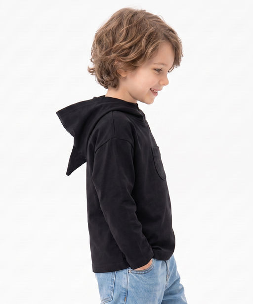 Толстовка для мальчика 33-82635 черный - Mini maxi фото 2