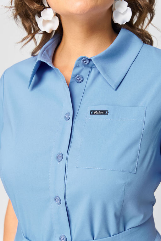 Платье EVA GRANT 7168С голубой