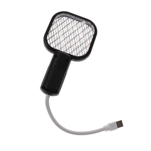 Мухобойка Bl-S, электрическая, портативная, Led подсветка, USB, чёрная