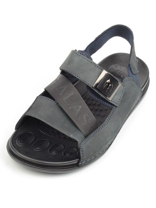 04-C6019A-2 DK. BLUE Сандалии мужские (натуральная кожа) - Фабричный китай фото 2