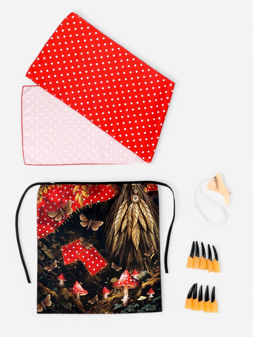 Карнавальный набор «Ворчливая Баба Яга»: передник, повязка, пальцы, нос