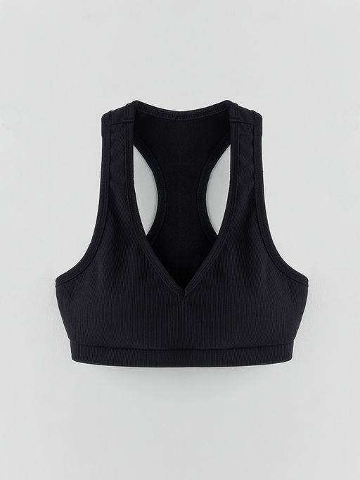 Топ спортивный женский черный - Mark formelle фото 4