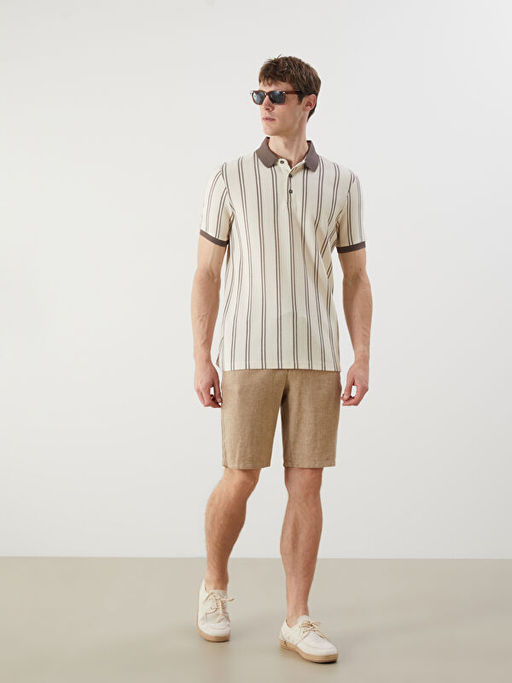 Polo Yaka ?izgili Erkek Ti??rt