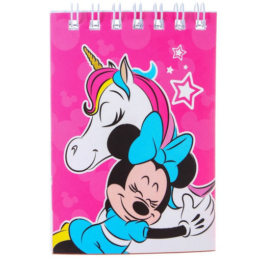 Цена за 10 шт. Блокнот А7 32 л, на гребне, Минни и Единорог, Минни Маус