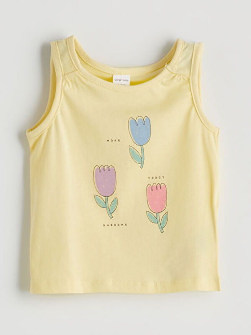 Bisiklet Yaka K?z Bebek Atlet ve Ti??rt Tak?m