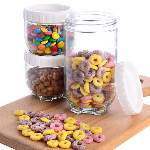 31204 Набор из 3 банок для сыпучих Lovwish MB(х24) - Mayer&boch фото 2