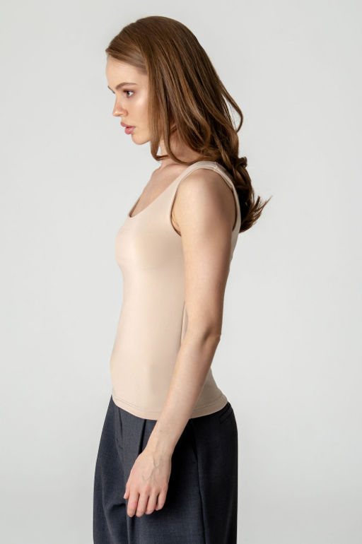 Арт.3801/1 Майка женская 44-48 (3 шт) Цвет:бежевый - Калинка фото 6