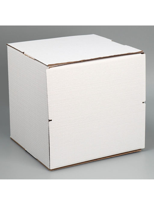 Цена за 5 шт. Коробка для торта с окном, кондитерская упаковка «Белая» 29 х 29 х 30 см